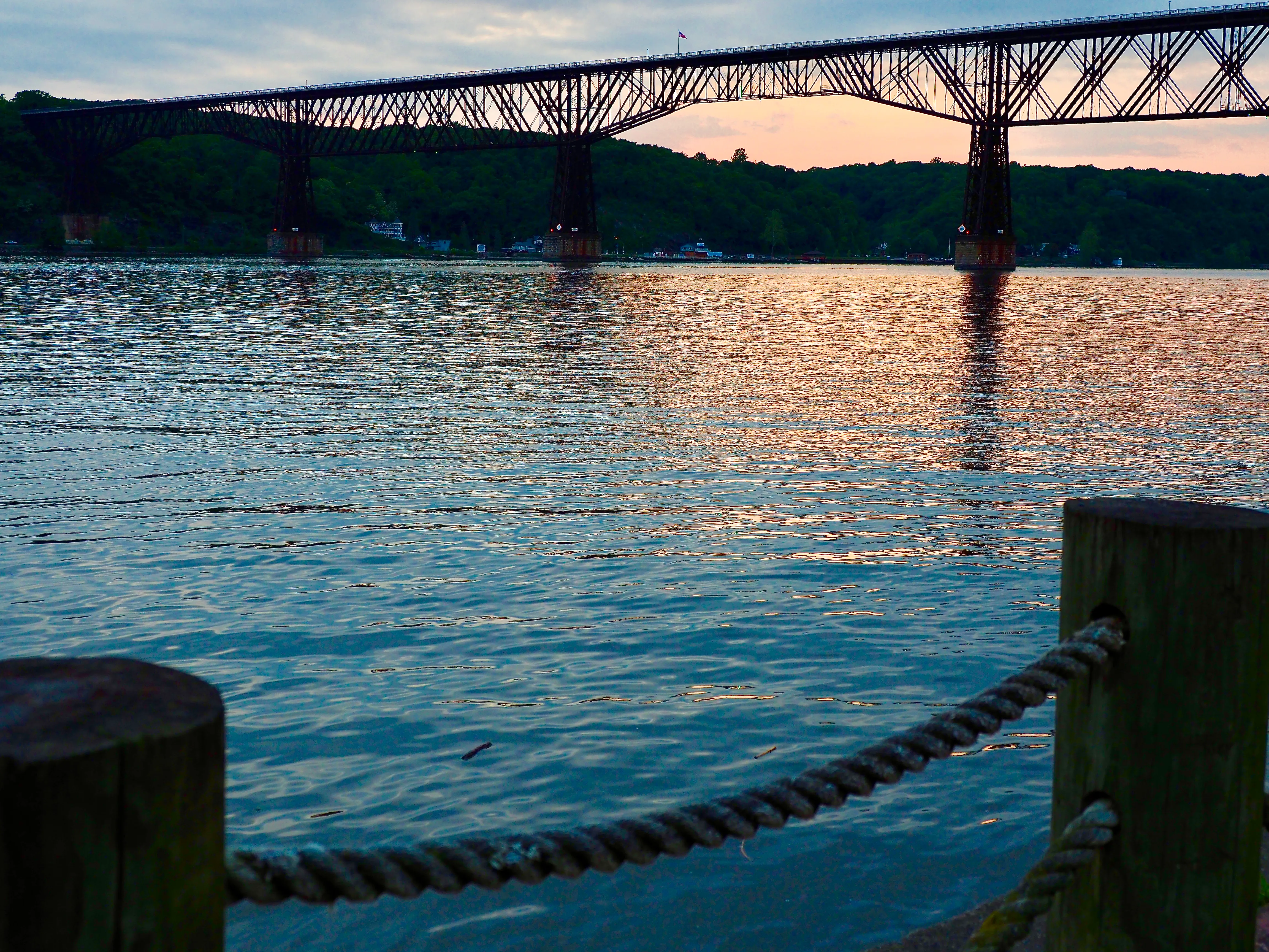 Walkway Over the Hudson railroad bridge spanning the Hudson River